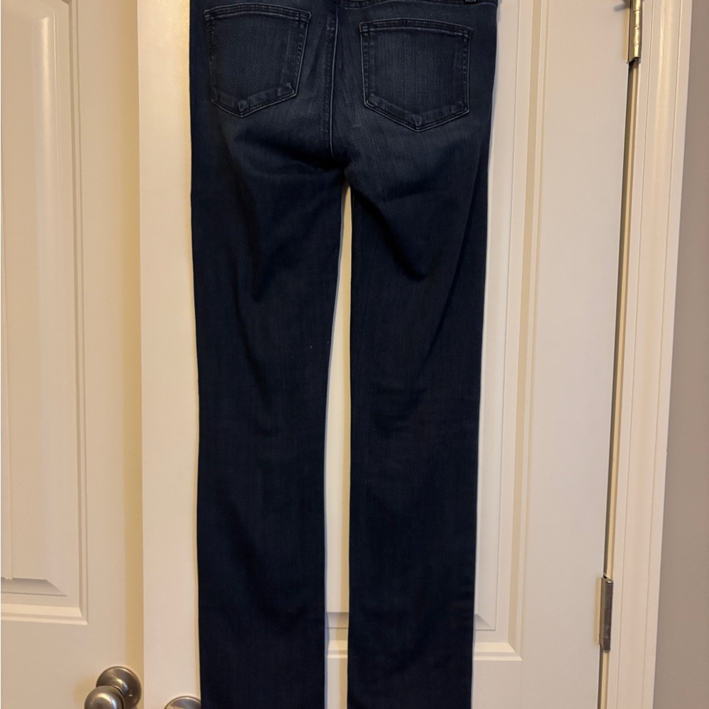 PAIGE Dark Indigo Women's Skyline Straight Jeans